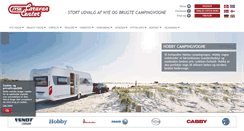 Desktop Screenshot of jysk-caravan.dk